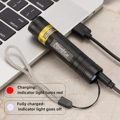 365nm Mini UV LED Flashlight – USB Rechargeable Blacklight
