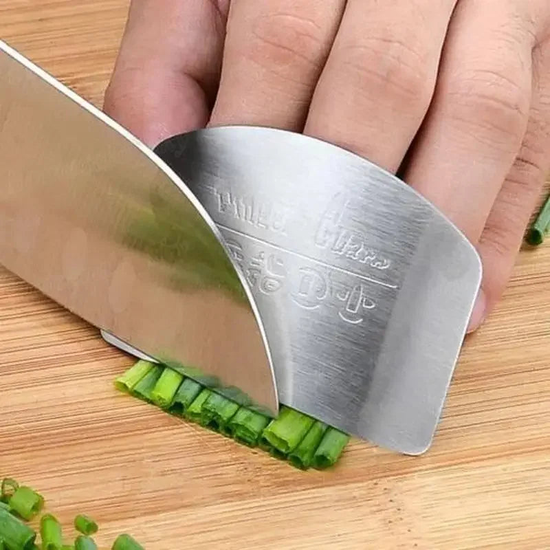 1 Pcs Stainless Steel Kitchen Tool Hand Finger Protector Knife Cut Slice Safe Guard Kitchen Tools, Kitchen Accessories