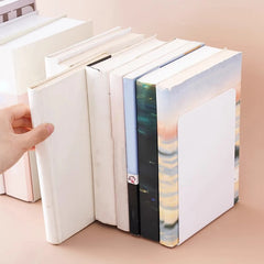 L-Shaped Desktop Bookends – Minimalist Book Support Rack
