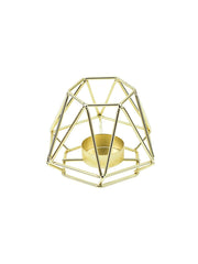 1pcs Metal Hexagon Geometric Design Tea Light Votive Candle Holders, Iron Hollow Tea Light Candle Holders for Vintage Wedding Ho