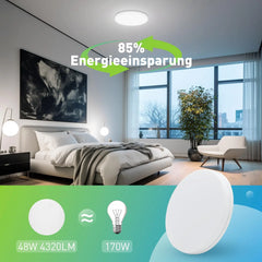 Round LED Ceiling Light 18–48W – Modern Indoor Lighting Fixture Home Decor