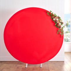 Champagne Round Photography Backdrop Cloth Cover Baby Shower Birthday Party Wedding Decor Photo Backdrop Cloth Circle Background