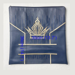 Jewish Tallit Bag With Crystal 2023 New Design For Jewish Prayer Shawl Zippered Embroidered PU Leather Bag