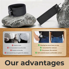 New 1Pc 2Pcs Unisex Buckleless Belt Hook Waist Buckle Adjustable Elastic Waist Belt Comfortable Metal Hook