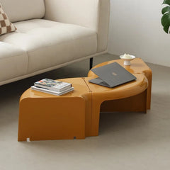 X&D Nordic Circular Coffee Table Creative Small-sized Coffee Table Can Be Split Spliced And Combined With Edge Tables Living Room Furniture