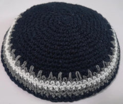 16/17cm HANDMADE KNITTED YARMULKE KIPPAH