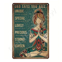 Be Kind to Your Mind Retro Tin Signs Inspirational Quotes Wall Art Sign Muse Vintage Home Room Garden Decor Hippie Girl Poster
