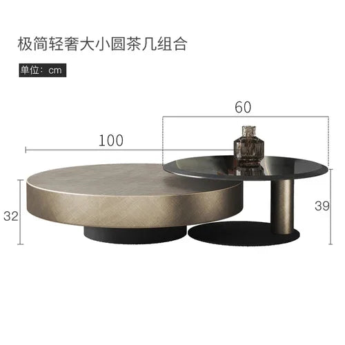 Modern Design Coffee Table Round Metal Luxury Living Room Coffee Tables Minimalist Nordic Stoliki Kawowe Living Room Furniture