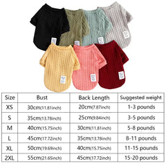 Classic Puppy Dog Knitting Sweater Winter Warm Pet Clothes for Small Dogs Cats Vest Pet Clothing Apparel French Bulldog Costume