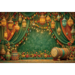 Indian Garlands Diwali Backgrounds Marigold Flowers Curtain Puja Ganpati Pooja Traditional Birthday Wedding Party Decor Backdrop