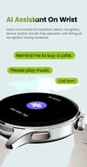 HAYLOU Watch 4S GPS Smartwatch 1.43” HD AMOLED Display 5 Satellite GPS Positioning 120+ Workout Modes Sport Fitness Smart Watch