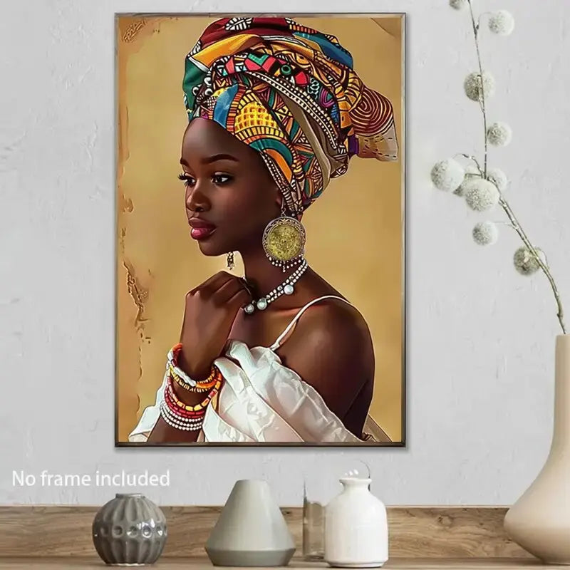 Modern Minimalist African Canvas Wall Art Home Decor