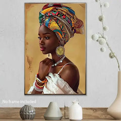 Modern Minimalist African Canvas Wall Art Home Decor