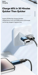 Essager 4 in 1 65W USB C To Type C Lightning Fast Charging Cable For IPhone 15 14 13 Pro Max Xiaomi Huawei Multi Charger Cable