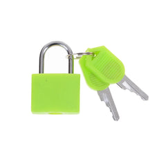 5PCS 22mm Small Mini Strong Steel Padlock Travel Suitcase Diary Lock With 2 Keys Colored plastic case padlock Decoration