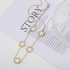 Stainless Steel Adjustable Clover Bracelet – Classic Party Gift