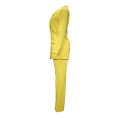 Women’s Solid Color Casual 2-Piece Wide-Leg Pants Set