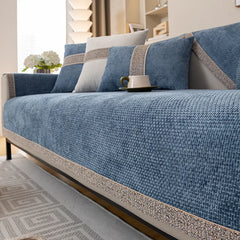 New 2024 Linen Sofa Cushion for All Seasons Universal Non-slip Sofa Cover Towel Cover Backrest Cover Cloth Towel Woven Cotton