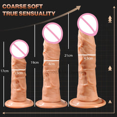 Realistic Silicone Dildo with Suction Cup G-Spot Anal Dildos Strapon Dick Butt Plug Masturbat Adult Sex Toys for Man Women