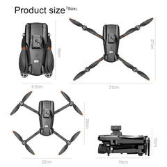 Lenovo V198MAX GPS Drone 8K Professional Camera Aerial FPV Brush Laser Obstacle with Large Screen Remote Control Folding Dron