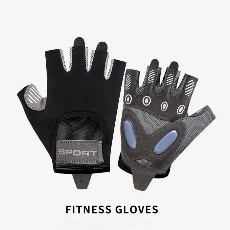 1 Pair Slip-Resistant Fitness Gloves – Weightlifting & Gym Training