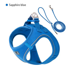 Dog Harness Leash Set for Small Medium Dog Adjustable Reflective Puppy Cat Harness pet Vest Chihuahua Dachshund Outdoor Walking Pet Shop