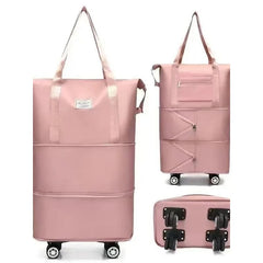 Large Capacity Universal Wheel Travel Bag Portable Handheld Luggage Bag with Roller Storage Fitness Bag 2024 New Model