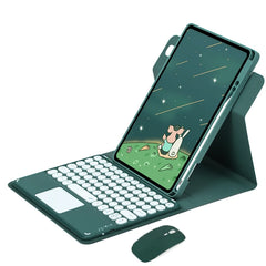 360 Rotation Keyboard Case for IPad 11 2025 A16 11 Inch Tablets Cover for IPad 11th Generation A16 Case A3355 A3356 A3354 Funda