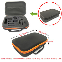 Eva Storage Bag Tool Case Waterproof Oxford Cloth Zipper Bag Shockproof Sponge Box Fishing Gear Organizer Carring Pouch Camera