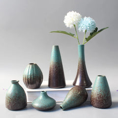 Ceramic Small flower Vase Home Decoration Crafts Tabletop Ornament Simplicity Japanese-style Decoration