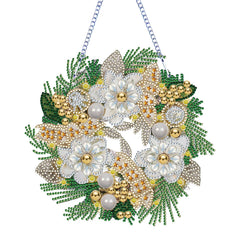 5D DIY Christmas Diamond Painting Wreath – Wall & Door Decor