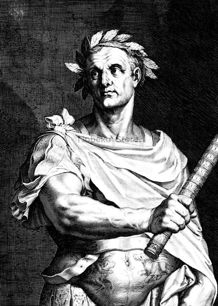 Roman Emperor Poster Historical Wood Engraving Prints Augustus Caligula Caesar Canvas Painting Wall Art Pictures Home Room Decor