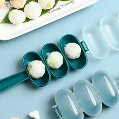 Rice Ball Mold Sushi Maker Mold Portable Kitchen Gadget Meatballs Tool for Family Gatherings Outings Travel Picnic
