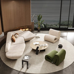 Aesthetics Curved Luxury Sofa Leisure Reception Corner Cute Corner Sofa Office Negotiation Designer Art Muebles Entrance Hall Living Room Furniture