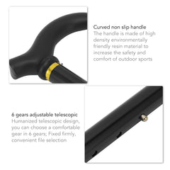 Adjustable Folding Walking Cane – Collapsible Senior Stick