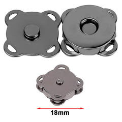 1/10Sets Magnetic Snap Button Metal Invisible Sew on Button Lock Clasps Fasteners for Purse Bags Clothes Craft DIY Accessories