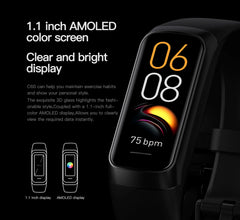 AMOLED Smartwatch Body Temperature Monitor Fitness Clock Sports 3ATM Waterproof Men Smart Watch Band for Women IOS Android 2026