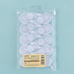 6pc Set Correction Tape Kawaii Mechanical Cute Design Correction Tape - Perfect for Decorating Diaries and School Supplies