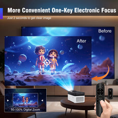 Magcubic HY450 Projector With Ultra Short Throw Auto Offset 1080P 8K Electronic Focus 900 ANSI Air Mouse Voice Assistant H726