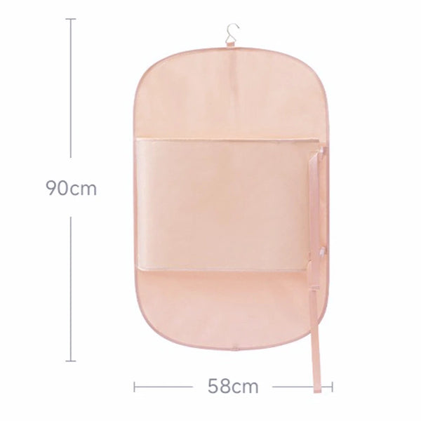 Wardrobe Compressed Storage Board Closet Space Saver Compression Strap for Down Jacket Coat Sweater Travel Clothes Organizer Bag