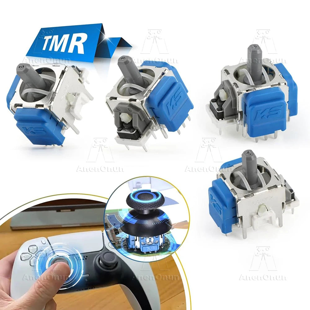 TMR Electromagnetic Joystick for PS5 Controller Thumbstick No-Drift Upgrade Replacement Kit Gamepad 3D Analog Sensor Accessories
