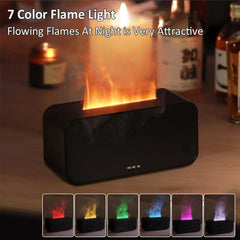 Aroma Diffuser Mini 7 Colorful Flame Air Humidifier Add Essential Oil Aromatherapy with Timing Setting for Home Bedroom Office Home Decor