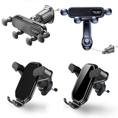 Gravity Car Phone Holder for 4.7-7 inch Mobile Phone Car Air Vent Phone Mount Universal Shockproof GPS Clip Smartphone Stand