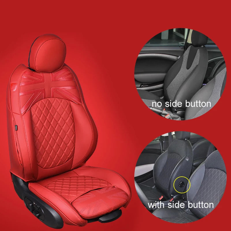 Leather Seat Covers for MINI Cooper R50–R60 Models