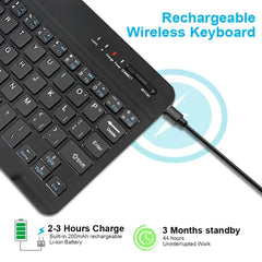 Bluetooth Keyboard for iPad 10th Generation iPad Pro 13 12 11 10 9 8 7 Inch iPad Air 13 11th iPad Mini Samsung Xiaomi Tablets