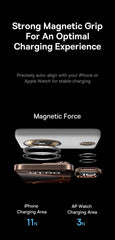 Baseus 27W Magnetic Power Bank 10000mAh 15W Wireless Charging External Battery For iPhone iWatch AirPods Samsung Xiaomi Poco
