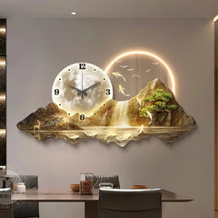 Modern LED Wall Clock – Luxury Home Decor Wall Decor