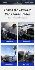 Joyroom 360° Long Arm Car Phone Holder Universal Air Vent GPS Stand Rotating Dashboard Mobile Cell Support For iPhone Samsung