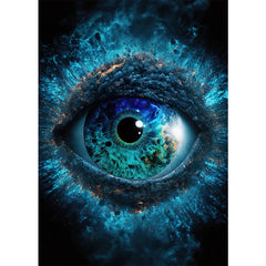 Classic Abstract Eye Canvas Wall Art Poster for Home Decor