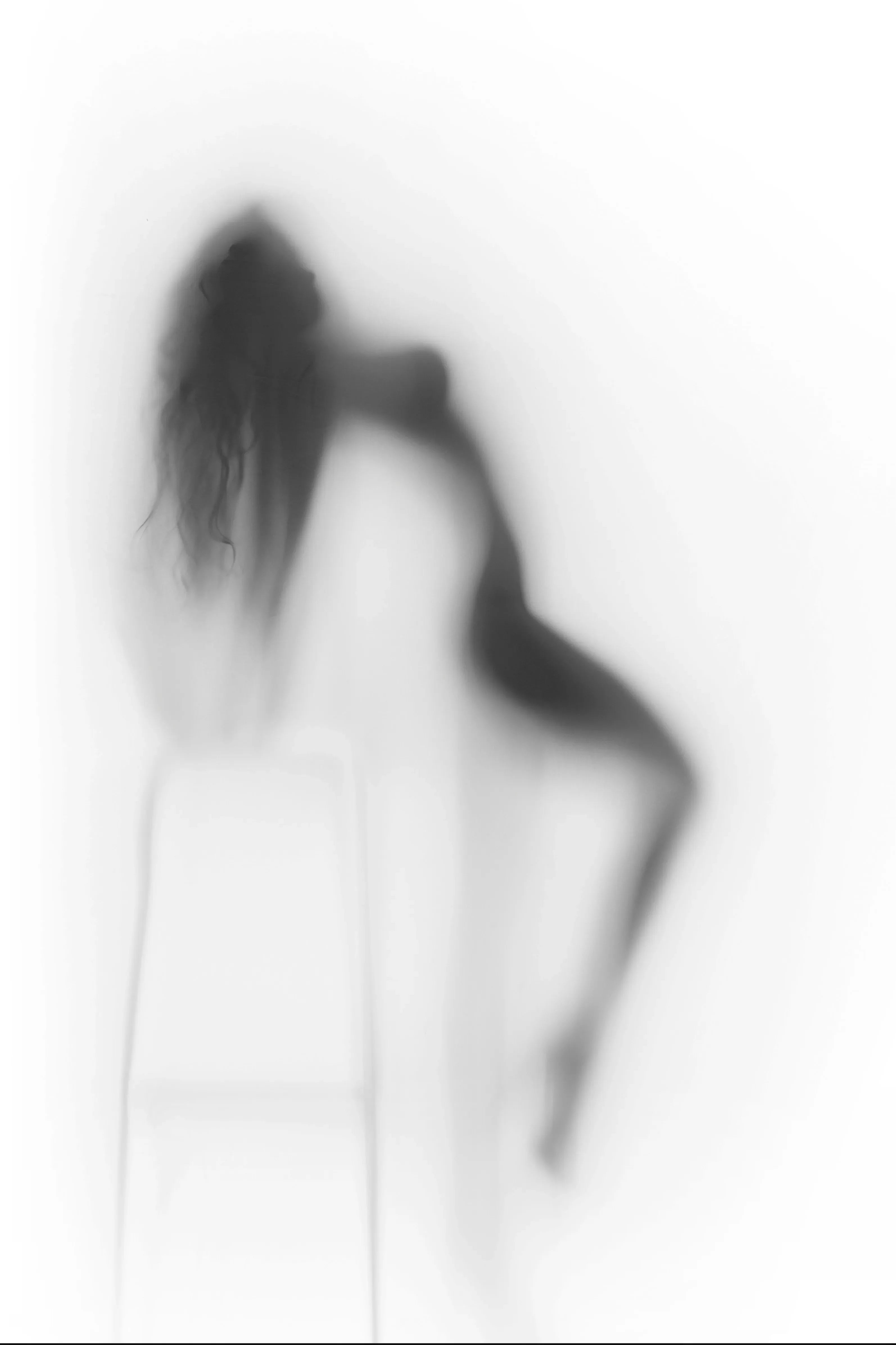 Abstract Mirror Fashion Posters Minimalist Projection Art Figure Canvas Painting Couple Hazy Nordic Bedroom Corridor Home Decor